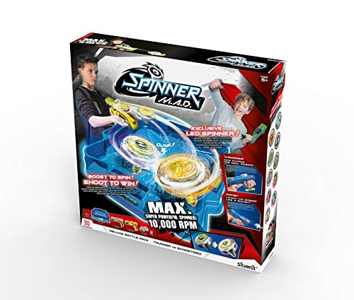 Spinner Mad Deluxe con 2 Pistolas 2 Trompos y Arena