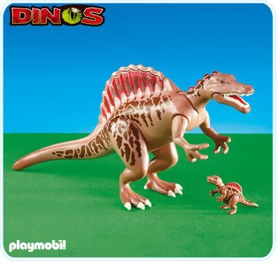 Spinosaurus met baby