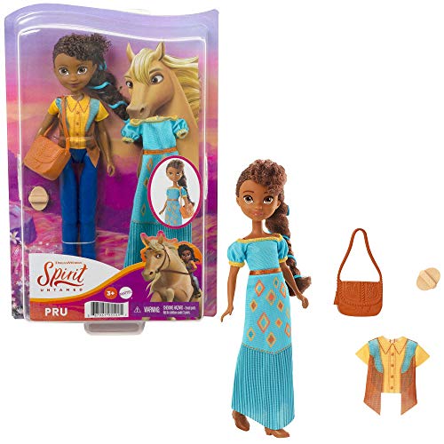 Spirit Pru Muñeca articulada con ropa y accesorios de moda (Mattel GXF18)