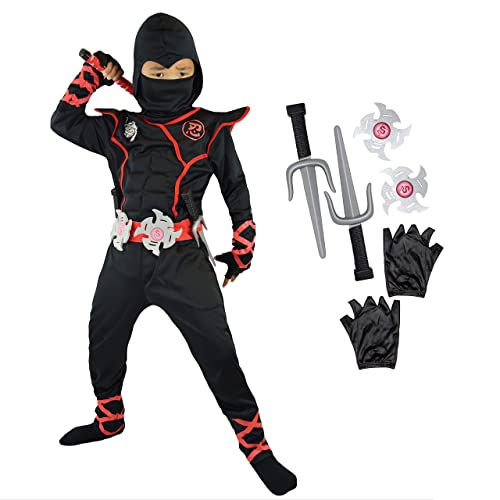 Spooktacular Creations Disfraz de Ninja para Niños (L)