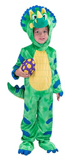 Spooktacular Creations Triceratops pequeño Traje Verde