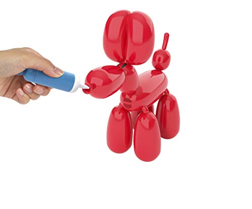 Squeakee- The Balloon Dog Mascota interactiva con Forma de Globo, con 60 Sonidos y Movimientos, Incluye hinchador y alfiler de Juguete (Famosa QUA00000)