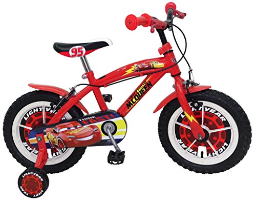 Stamp Cars Bike 14' Bush + Nylon Rims + Caliper Brakes, Color Rojo, 14 Pulgadas (C893020NBA)