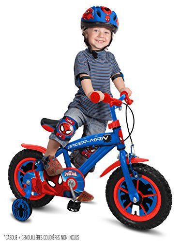 Stamp Spiderman Bicicleta, Color Azul, 12 Pulgadas (SM250018NBA)