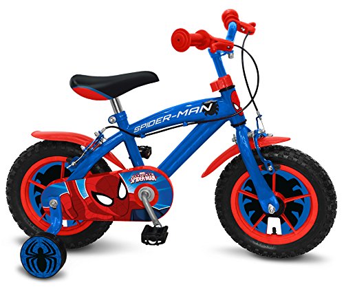 Stamp Spiderman Bicicleta, Color Azul, 12 Pulgadas (SM250018NBA)