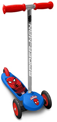 Stamp Spiderman Steering Scooter, Niños, Azul, 2+