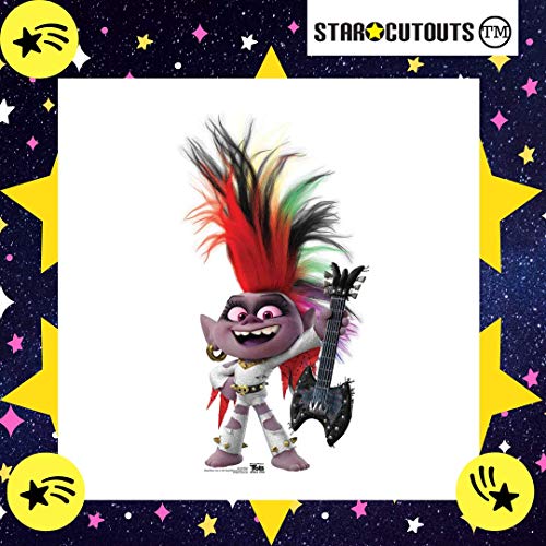 Star Cutouts-SC1504 Barb Trolls World Tour Lifesize-Figura Decorativa (cartón, 94 x 50 cm), Multicolor (SC1504)