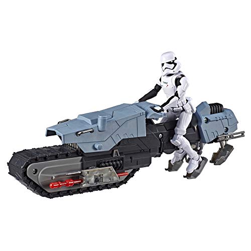 Star Wars - Figura con vehículo Treadspeeders Primera Orden (Hasbro E3030EU4)