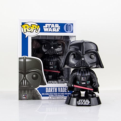 Star Wars Figura Vinilo Darth Vader Bobble-Head 01 Unisex ¡Funko Pop! Standard, Vinilo,