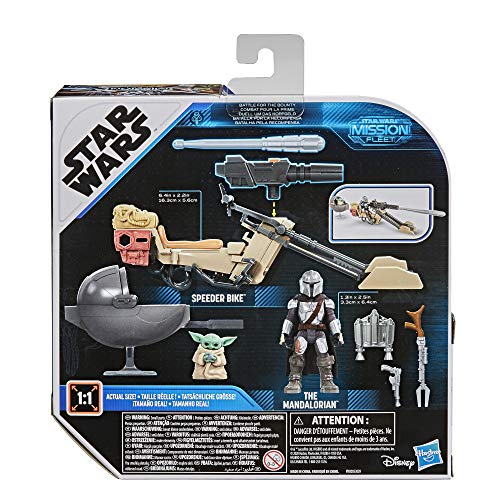 Star Wars- Mission Fleet Exp Mando Child Speeder (Hasbro E96805X0)