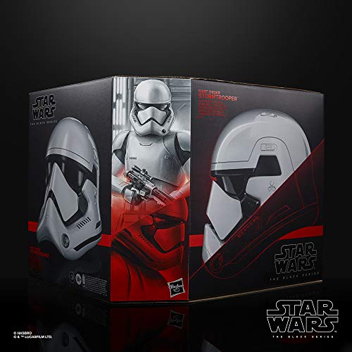 Star Wars The Black Series - First Order Stormtrooper Casco electrónico - Hasbro F00125L0