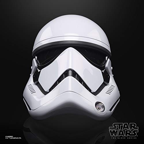 Star Wars The Black Series - First Order Stormtrooper Casco electrónico - Hasbro F00125L0