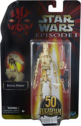 Star Wars The Black Series - Jar Jar Binks a Escala de 15 cm Amenaza Fantasma - Figura del 50.º Aniversario de Lucasfilm