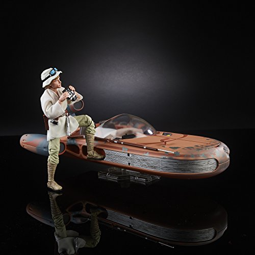 Star Wars The Black Series Luke Skywalker Landspeeder & Figura de acción