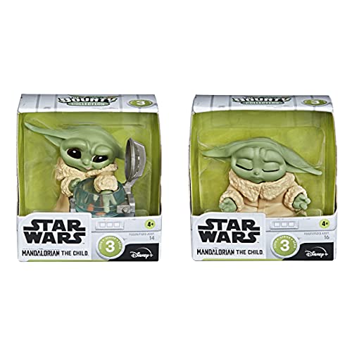 Star Wars The Bounty Collection - Serie 3 - Figuras The Child - Set de 2 Figuras de 5,5 cm - Niño Curioso, meditación - Edad: 4+