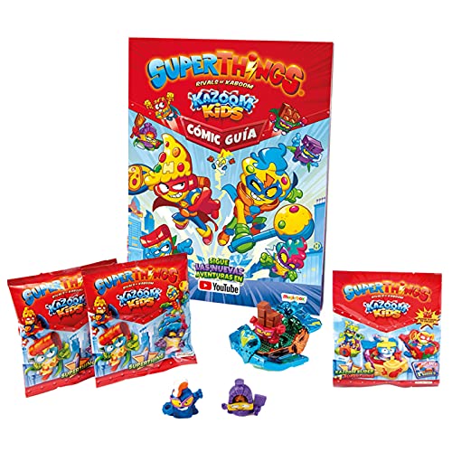 Starter Pack Superthings Kazoom Kids CÓMIC-GUÍA Superthings Kazoom Kids Superzings Serie 8