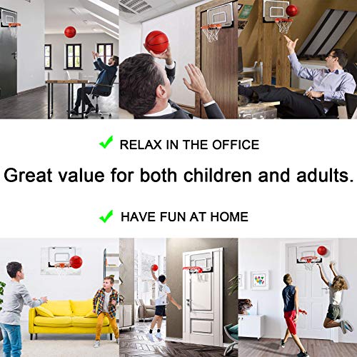 STAY GENT Mini Canasta Baloncesto Interior para Niños y Adultos, Canasta Aro Baloncesto Exterior Pared para La puerta Muro Montado y Habitación Deporte Infantil Juguetes Set Regalos para Chicos Chicas