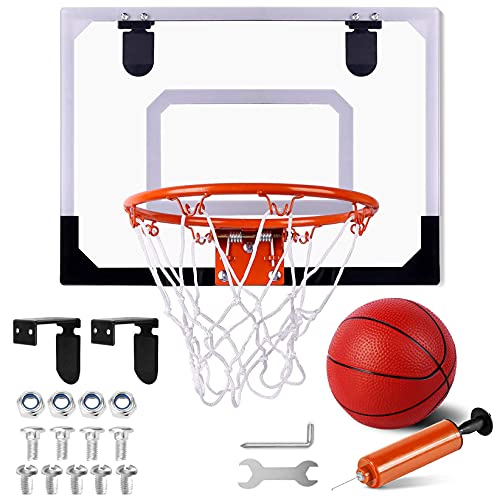 STAY GENT Mini Canasta Baloncesto Interior para Niños y Adultos, Canasta Aro Baloncesto Exterior Pared para La puerta Muro Montado y Habitación Deporte Infantil Juguetes Set Regalos para Chicos Chicas