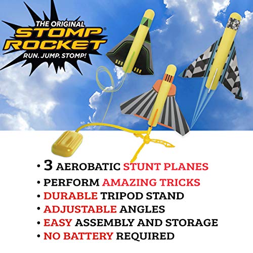 Stomp Rocket-40000 Kit de avión de Acrobacias, Multicolor (40000)