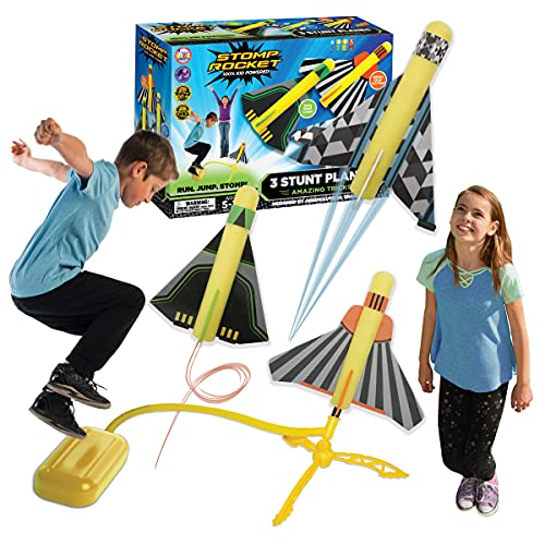 Stomp Rocket-40000 Kit de avión de Acrobacias, Multicolor (40000)