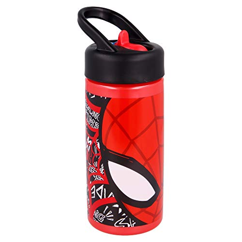 Stor Botella PP Playground 410 ML Spiderman Urban Web