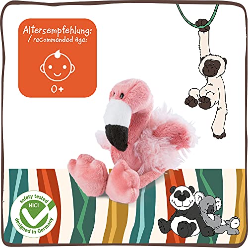 Suave Flamenco de Juguete 20cm - Juguetes Peluches para niñas, niños y bebés - Esponjoso Animal Relleno para Jugar y abrazar - Animales de Peluche Colección Zoo Friends