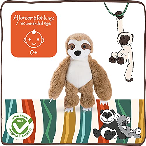 Suave Perezoso de Juguete 20cm - Juguetes Peluches para niñas, niños y bebés - Esponjoso Animal Relleno para Jugar y abrazar - Animales de Peluche Colección Zoo Friends