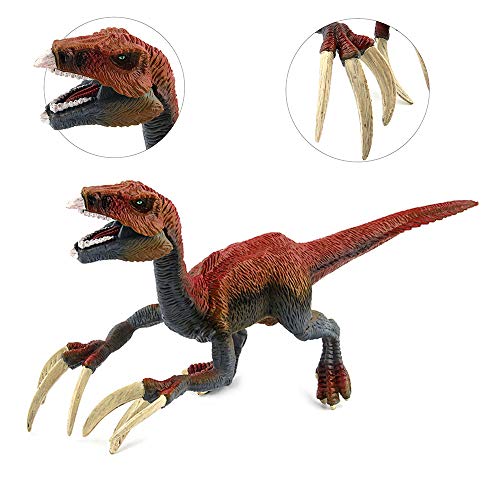 Suiyue Tech. Jurassic World- Mandibula Extrema T Rex Dinosaurio De Juguete De Dinosaurio Seguro E Inodoro, De Plástico Suave, Pintado a Mano, Regalo De Cumpleaños para Niños Y Niñas