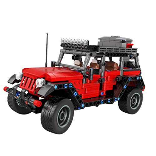 SUNI Bloques de construcción para vehículos todoterreno para Jeep Wrangler Rubicon, 750 bloques de construcción de piezas de construcción, compatible con la técnica Lego.