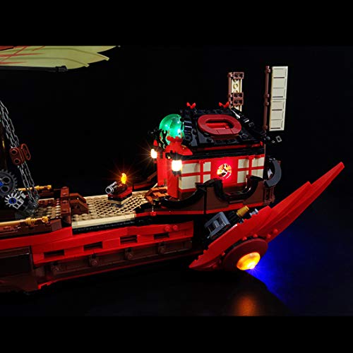 SUNI Set de iluminación LED para Lego 71705 Destinys Bounty, compatible con Destinys Bounty, cable de lámpara LED de repuesto, juego de luz LED – sin juego Lego