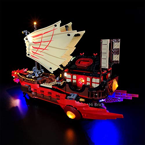 SUNI Set de iluminación LED para Lego 71705 Destinys Bounty, compatible con Destinys Bounty, cable de lámpara LED de repuesto, juego de luz LED – sin juego Lego