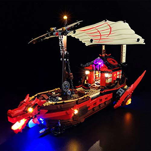 SUNI Set de iluminación LED para Lego 71705 Destinys Bounty, compatible con Destinys Bounty, cable de lámpara LED de repuesto, juego de luz LED – sin juego Lego