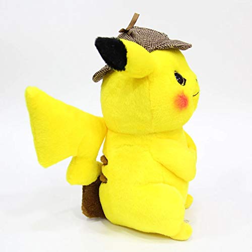 SUNIY 28 cmPokemon Detective Pikachu Juguetes de Peluche Juguetes Pokémon Pikachu Anime Muñecas Cumpleaños para Niños