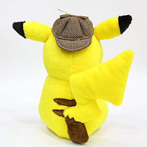 SUNIY 28 cmPokemon Detective Pikachu Juguetes de Peluche Juguetes Pokémon Pikachu Anime Muñecas Cumpleaños para Niños