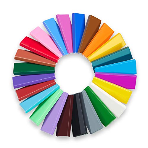 SUNNOW Arcilla Polimérica, 680g/1.5LB 24 Colores Horno de Modelado de Arcilla Segura y No Tóxica Arcilla de Polímero DIY Craft Arcilla Set con Herramientas y Accesorios, Regalo Ideal para Niños