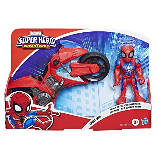 Super Hero Adventures Mega Mini Motorcycle Spiderman (Hasbro E7929ES0)