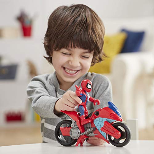 Super Hero Adventures Mega Mini Motorcycle Spiderman (Hasbro E7929ES0)