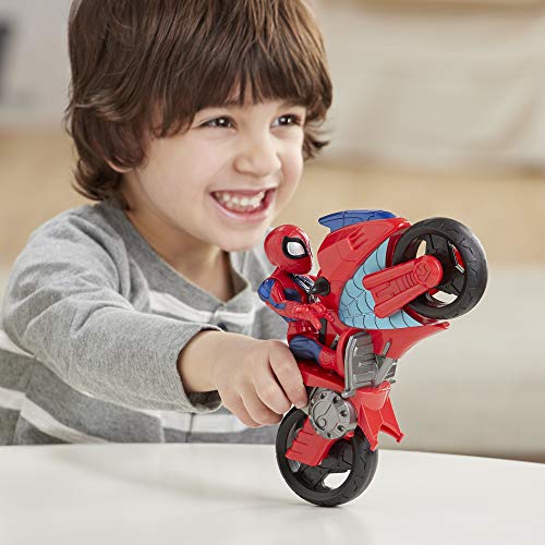 Super Hero Adventures Mega Mini Motorcycle Spiderman (Hasbro E7929ES0)