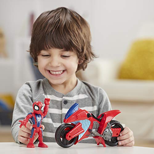 Super Hero Adventures Mega Mini Motorcycle Spiderman (Hasbro E7929ES0)