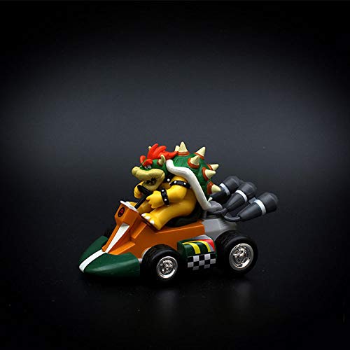 Super Mario Bros Bowser Koopa Donkey Figura De Acción Racing Kart Mario PVC Modelo Juguetes Figura De Juego 9Cm En Caja