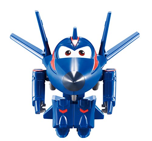 Super Wings - Agent Chase, Flip, Jerome, Mira - Figuras de Juguete de 5 cm, mezcladas