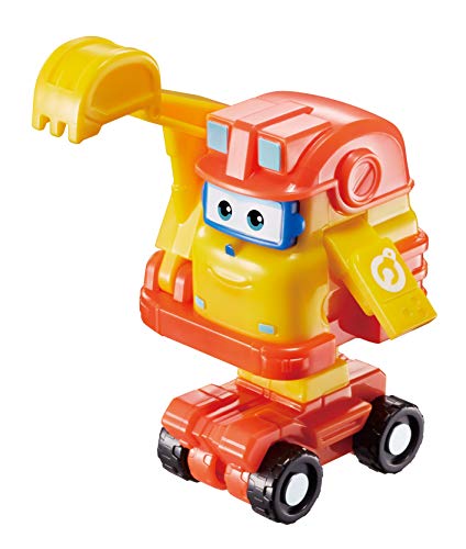 Super Wings EU720040E Transformabot Paquete de 4 | Build it Jett, Donnie, Scoop y Todd | Figuras de 2 Pulgadas