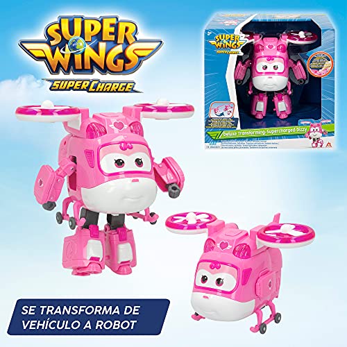 Super Wings - Figura Super Charge luz & Sonido, Dizzy (ColorBaby, 85395)