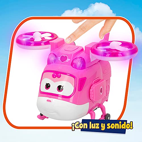 Super Wings - Figura Super Charge luz & Sonido, Dizzy (ColorBaby, 85395)