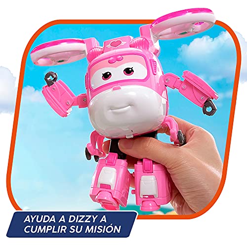 Super Wings - Figura Super Charge luz & Sonido, Dizzy (ColorBaby, 85395)