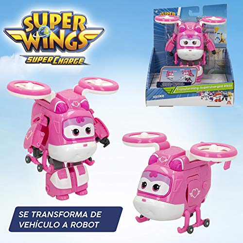 Super Wings - Juguete transformable Dizzy Super Charge (75875)