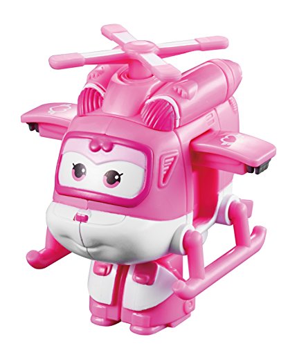 Super Wings- Series 1 EU720314 Transforming Vehicle Dizzy Flugzeug und Fahrzeug verwandelbar, Rosa, 18 cm (Alpha Animation & Toys Ltd