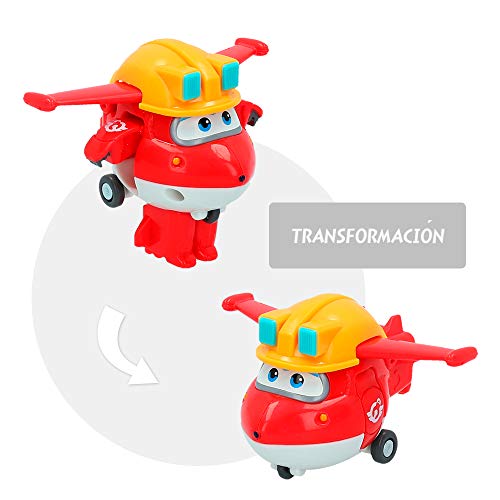 Super Wings - Transform-a-Bots 4 figuras de acción transformables(85362)