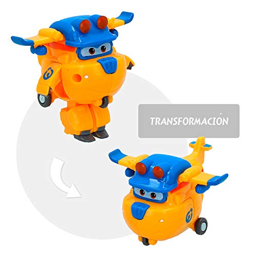 Super Wings - Transform-a-Bots 4 figuras de acción transformables(85362)