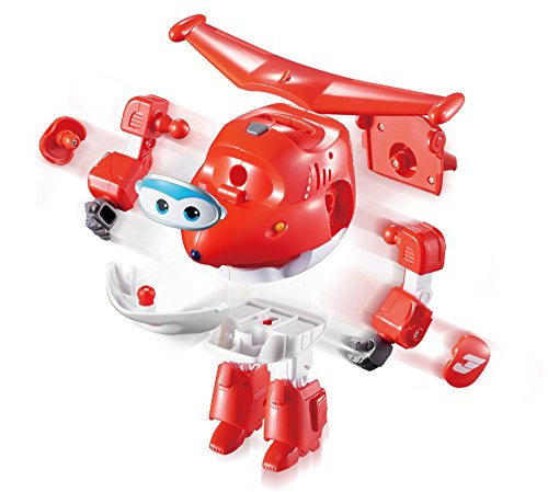 Super Wings Transform ‘n Talk Jett vehículo de juguete - vehículos de juguete (Rojo, Color blanco, 4 año(s), 9 año(s), Niño/niña, 14 pieza(s), Interior)